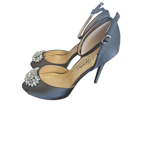 Mark And James By Badgley Mischka Womens Peep Toe Heel size 8M Trendy - Picture 2 of 5